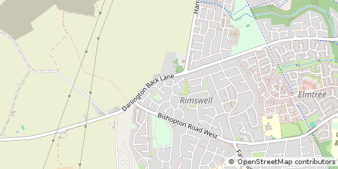 Map of Stockton-on-Tees