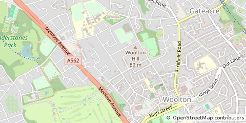 Map of Liverpool