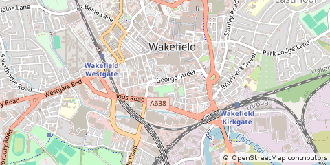 Map of Wakefield