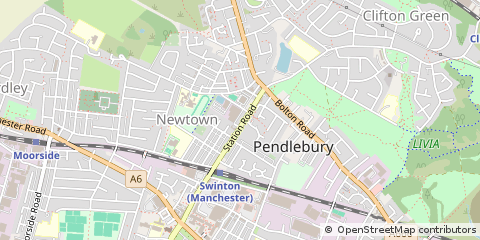 Map of Manchester, Greater Manchester