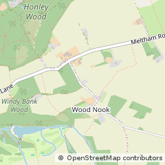 Map of Holmfirth, West Yorkshire