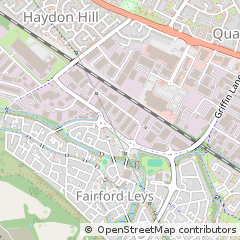 Map of Aylesbury, Bucks