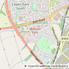 Map of Corsham, Chippenham