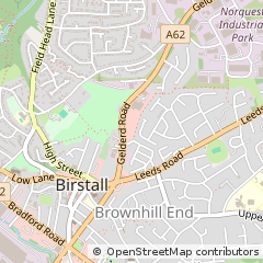 Map of Birstall