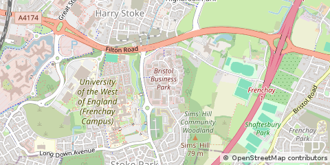 Map of Bristol, Avon
