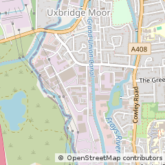Map of Uxbridge, Middlesex