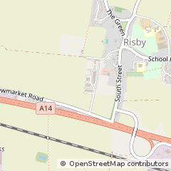 Map of Bury ST. Edmunds, Suffolk