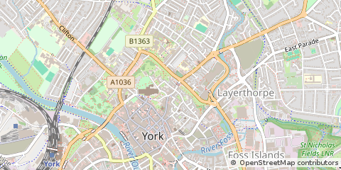 Map of North Yorkshire