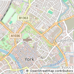 Map of North Yorkshire