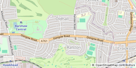 Map of Paisley