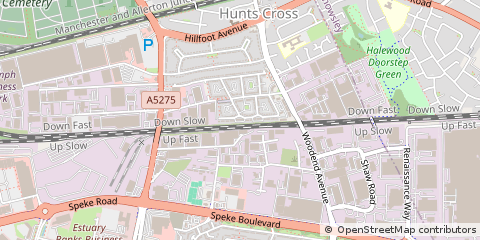 Map of Liverpool, Merseyside