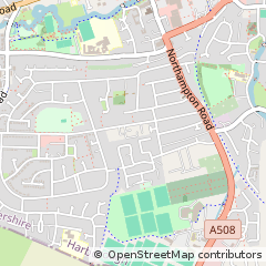 Map of Market Harborough, Leicestershire