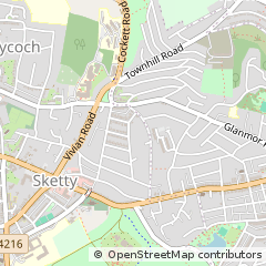 Map of Swansea