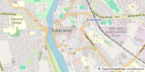 Map of Coleraine