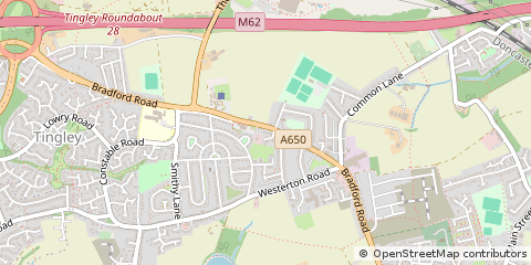 Map of Tingley, Wakefield