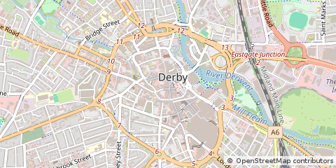 Map of Derby
