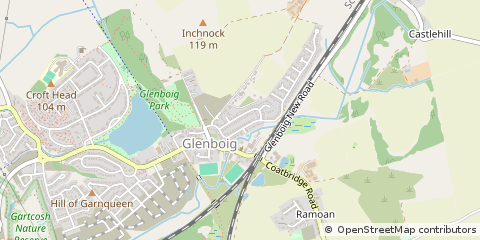 Map of Coatbridge