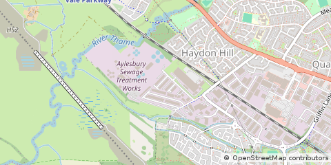 Map of Aylesbury, Buckinghamshire