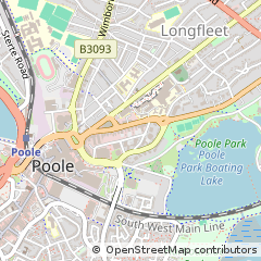 Map of Poole, Dorset