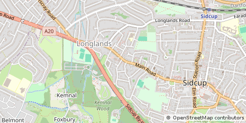 Map of Sidcup