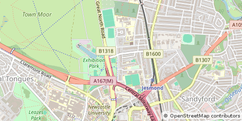 Map of Newcastle Upon Tyne