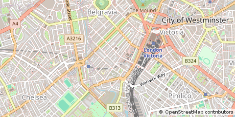 Map of London,