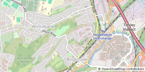 Map of Sheffield