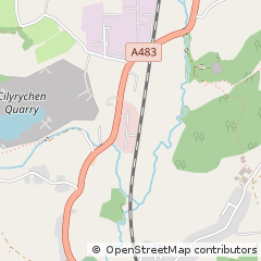 Map of Ammanford, Dyfed