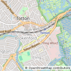 Map of Southampton, Hampshire
