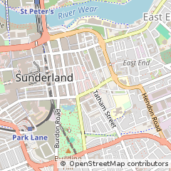 Map of Sunderland