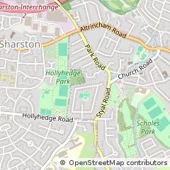 Map of Stockport, Cheshire