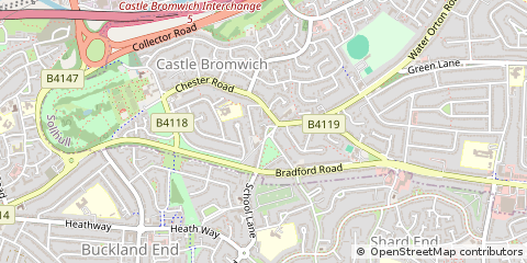 Map of Birmingham