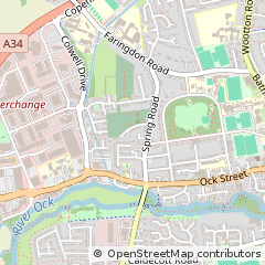 Map of Abingdon, Oxfordshire