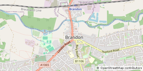 Map of Brandon
