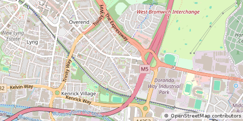 Map of West Bromwich