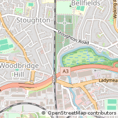 Map of Surrey