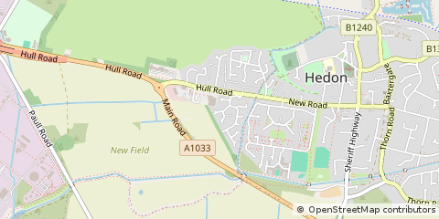 Map of Hull, East Yorkshire