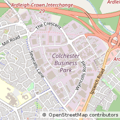 Map of Colchester, Essex