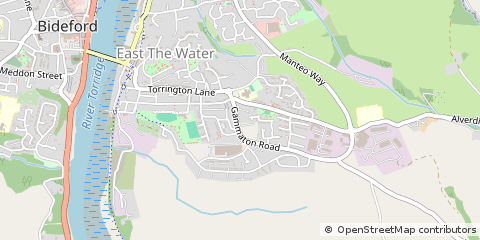 Map of Bideford