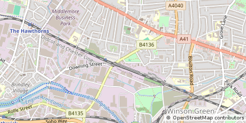 Map of Birmingham