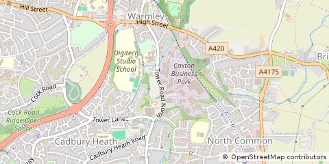 Map of Bristol