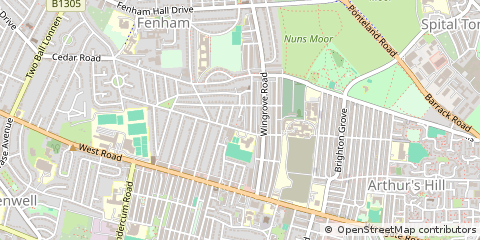 Map of Newcastle Upon Tyne