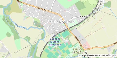 Map of Brighton, Surrey