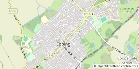 Map of Epping