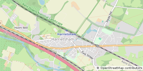 Map of Maidstone, Kent
