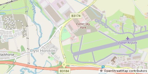 Map of Exeter, Devon