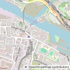 Map of Glasgow, Lanarkshire