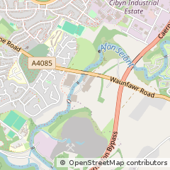 Map of Caernarfon, Gwynedd