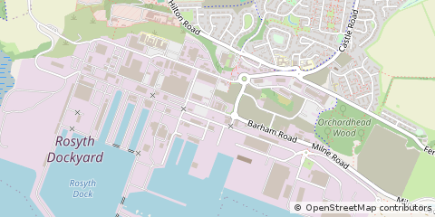 Map of Rosyth Europarc, Fife