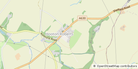 Map of South Yorkshire
